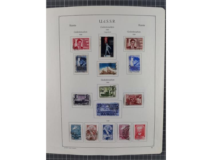 1938/54, mint never hinged/unused and used collection with covers, some better sets and items with souvenir sheets Mi.-Nr. Bl