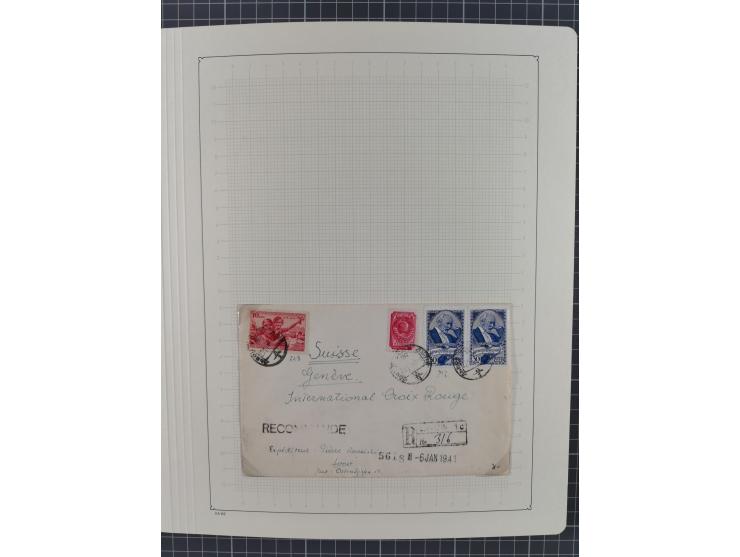 1938/54, mint never hinged/unused and used collection with covers, some better sets and items with souvenir sheets Mi.-Nr. Bl