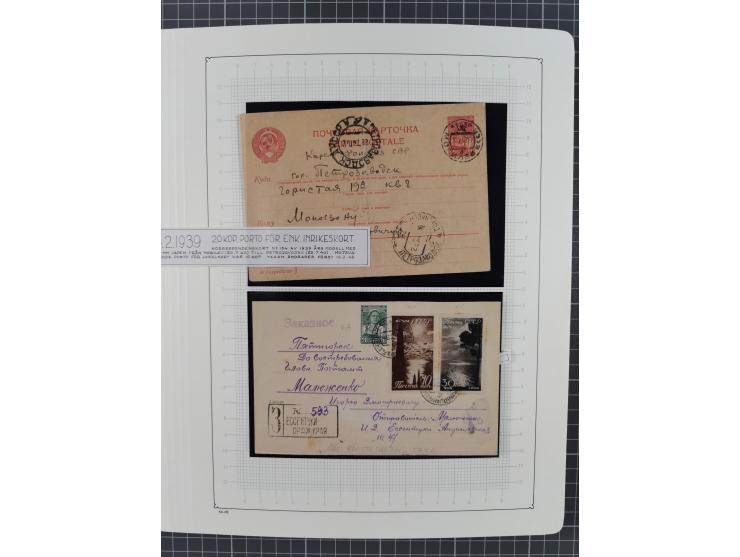 1938/54, mint never hinged/unused and used collection with covers, some better sets and items with souvenir sheets Mi.-Nr. Bl