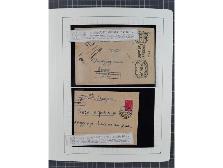 1938/54, mint never hinged/unused and used collection with covers, some better sets and items with souvenir sheets Mi.-Nr. Bl