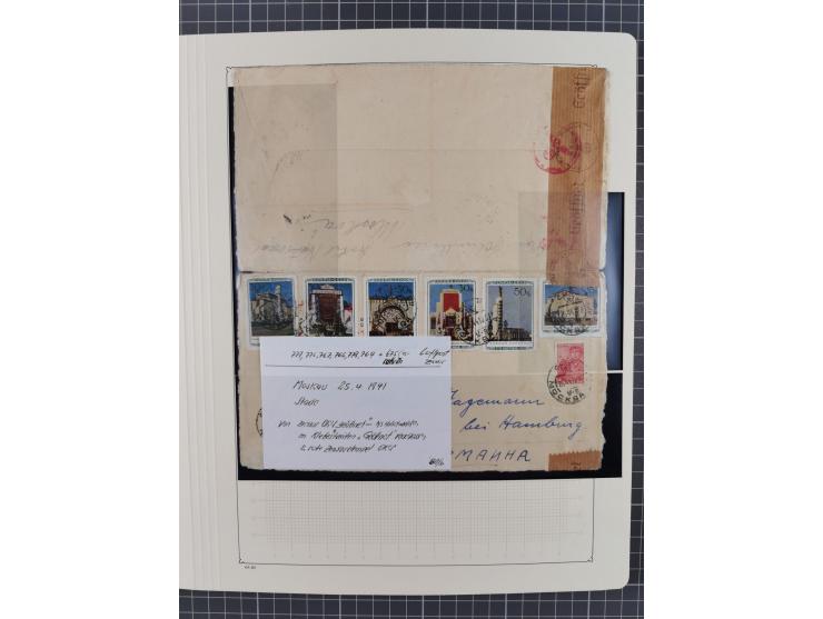 1938/54, mint never hinged/unused and used collection with covers, some better sets and items with souvenir sheets Mi.-Nr. Bl