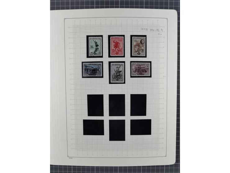 1938/54, mint never hinged/unused and used collection with covers, some better sets and items with souvenir sheets Mi.-Nr. Bl