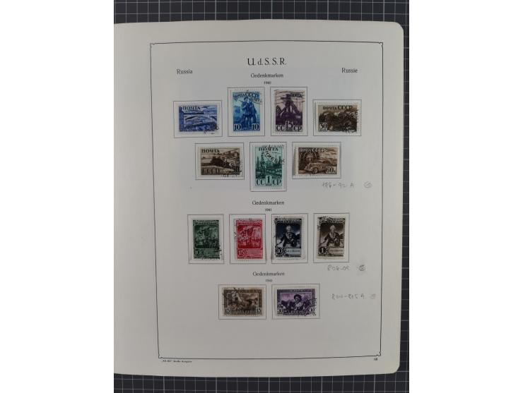 1938/54, mint never hinged/unused and used collection with covers, some better sets and items with souvenir sheets Mi.-Nr. Bl