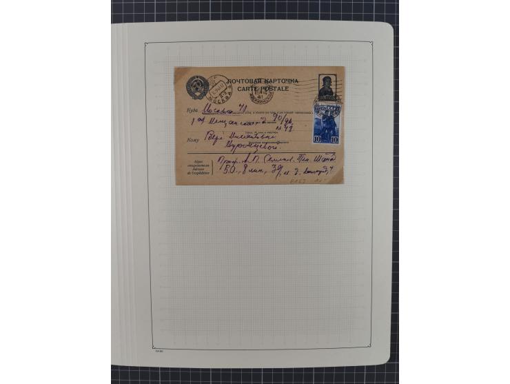 1938/54, mint never hinged/unused and used collection with covers, some better sets and items with souvenir sheets Mi.-Nr. Bl