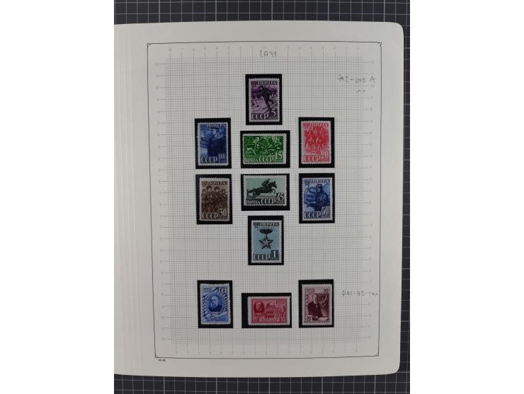 1938/54, mint never hinged/unused and used collection with covers, some better sets and items with souvenir sheets Mi.-Nr. Bl