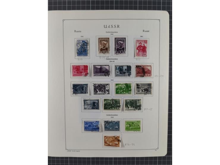 1938/54, mint never hinged/unused and used collection with covers, some better sets and items with souvenir sheets Mi.-Nr. Bl