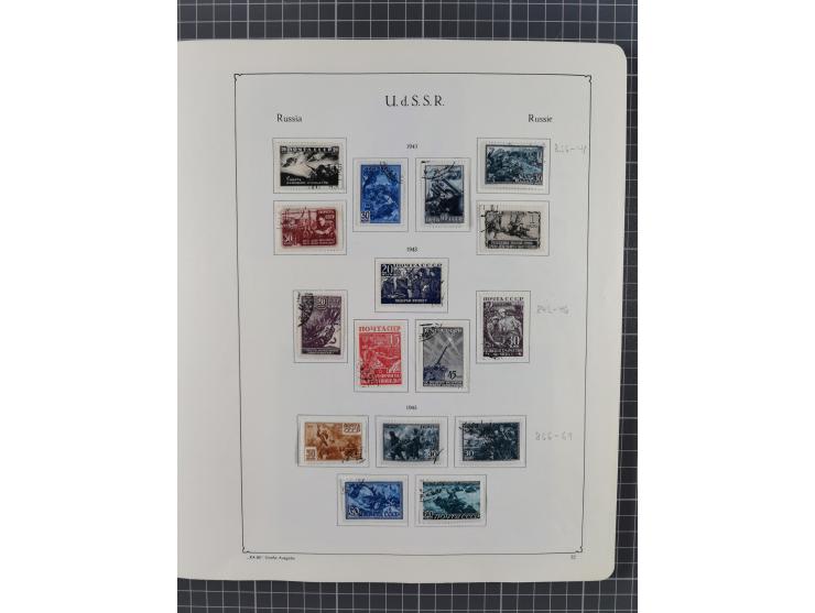 1938/54, mint never hinged/unused and used collection with covers, some better sets and items with souvenir sheets Mi.-Nr. Bl