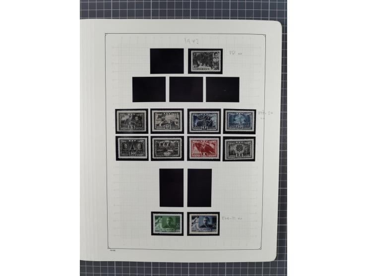 1938/54, mint never hinged/unused and used collection with covers, some better sets and items with souvenir sheets Mi.-Nr. Bl