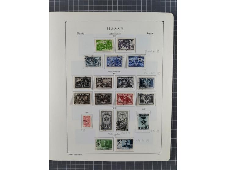 1938/54, mint never hinged/unused and used collection with covers, some better sets and items with souvenir sheets Mi.-Nr. Bl