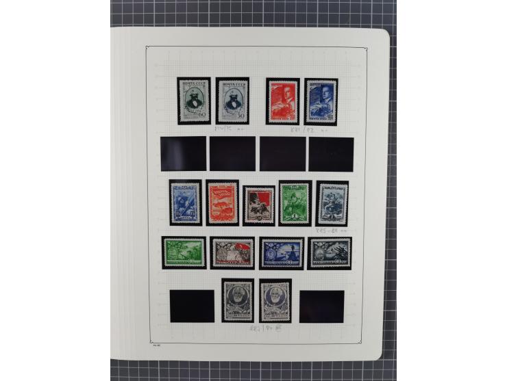 1938/54, mint never hinged/unused and used collection with covers, some better sets and items with souvenir sheets Mi.-Nr. Bl