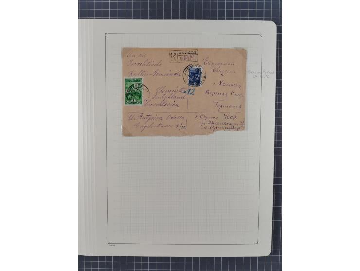 1938/54, mint never hinged/unused and used collection with covers, some better sets and items with souvenir sheets Mi.-Nr. Bl