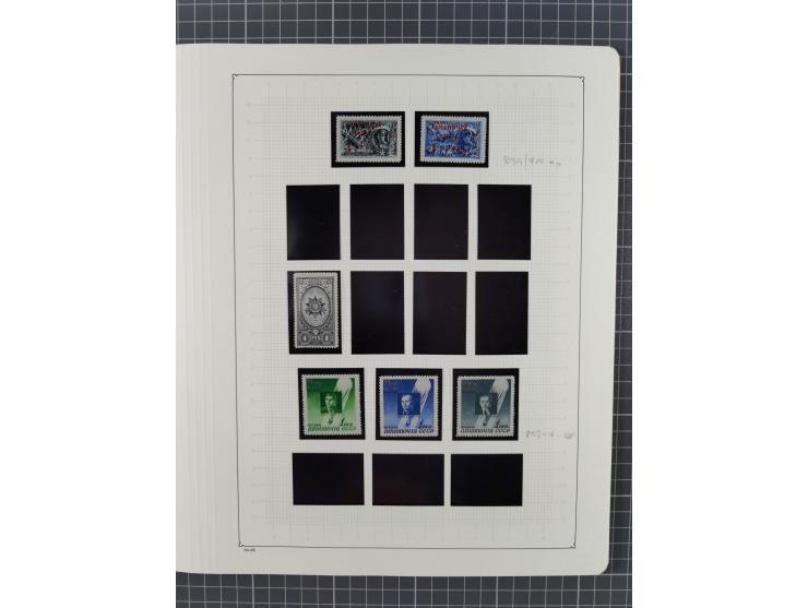 1938/54, mint never hinged/unused and used collection with covers, some better sets and items with souvenir sheets Mi.-Nr. Bl