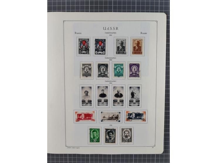 1938/54, mint never hinged/unused and used collection with covers, some better sets and items with souvenir sheets Mi.-Nr. Bl