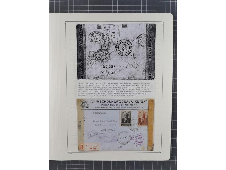 1938/54, mint never hinged/unused and used collection with covers, some better sets and items with souvenir sheets Mi.-Nr. Bl