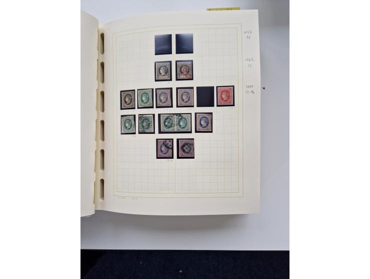 1855/1990, mint never hinged/unused and used collection, including telegraphs and special delivery stamps, many duplicates, w