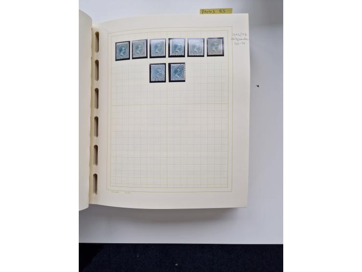 1855/1990, mint never hinged/unused and used collection, including telegraphs and special delivery stamps, many duplicates, w