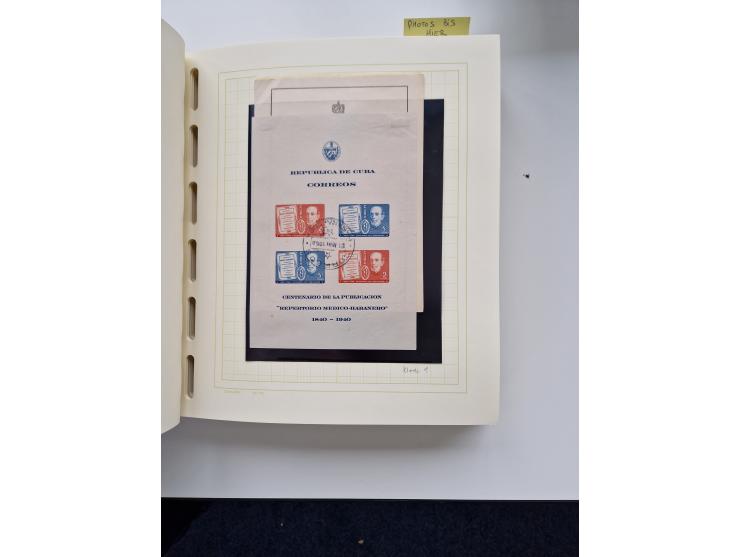 1855/1990, mint never hinged/unused and used collection, including telegraphs and special delivery stamps, many duplicates, w