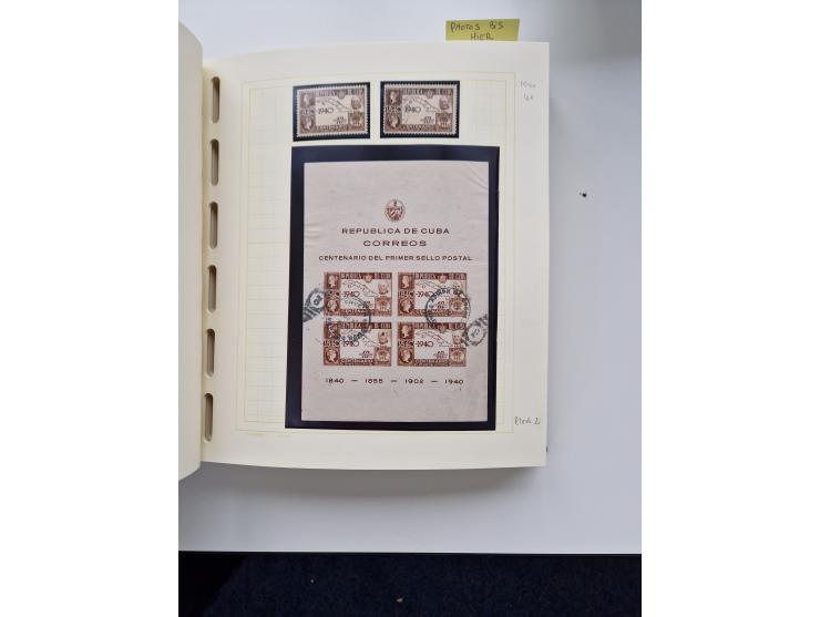 1855/1990, mint never hinged/unused and used collection, including telegraphs and special delivery stamps, many duplicates, w