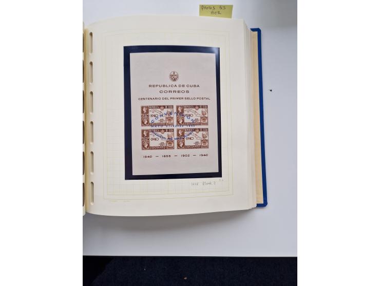 1855/1990, mint never hinged/unused and used collection, including telegraphs and special delivery stamps, many duplicates, w