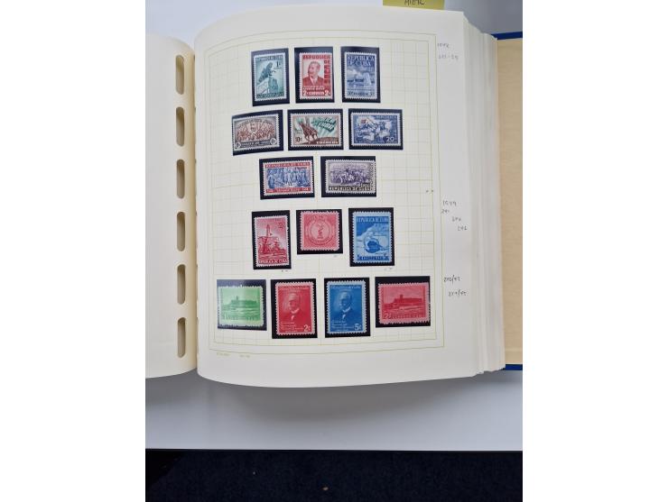 1855/1990, mint never hinged/unused and used collection, including telegraphs and special delivery stamps, many duplicates, w