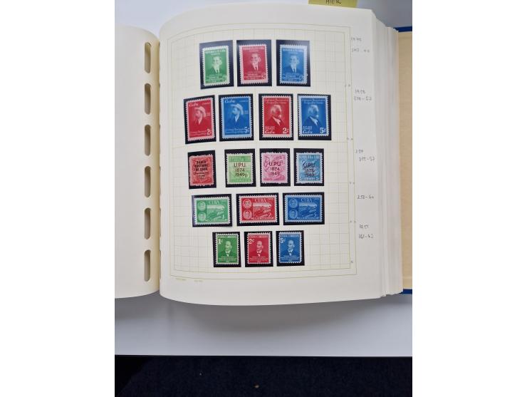 1855/1990, mint never hinged/unused and used collection, including telegraphs and special delivery stamps, many duplicates, w