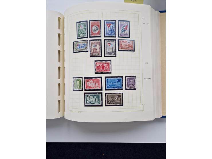 1855/1990, mint never hinged/unused and used collection, including telegraphs and special delivery stamps, many duplicates, w