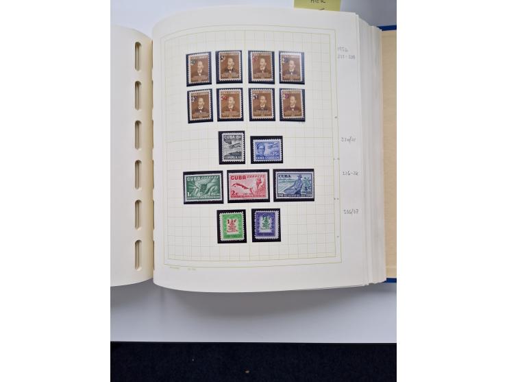 1855/1990, mint never hinged/unused and used collection, including telegraphs and special delivery stamps, many duplicates, w