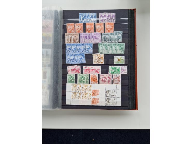 1855/1990, mint never hinged/unused and used collection, including telegraphs and special delivery stamps, many duplicates, w