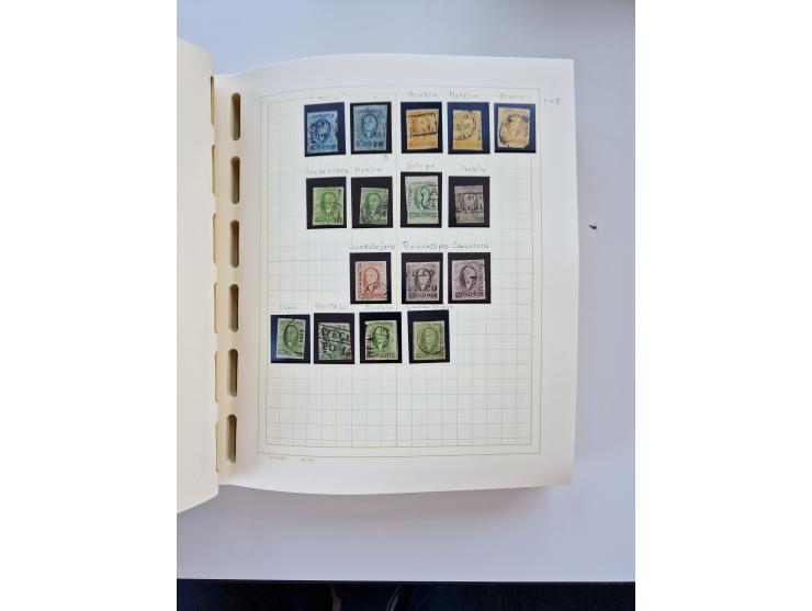 1856/1996 (ca.), interesting mint never hinged/unused and used collection, including Postage Dues, Officials and Special Deli