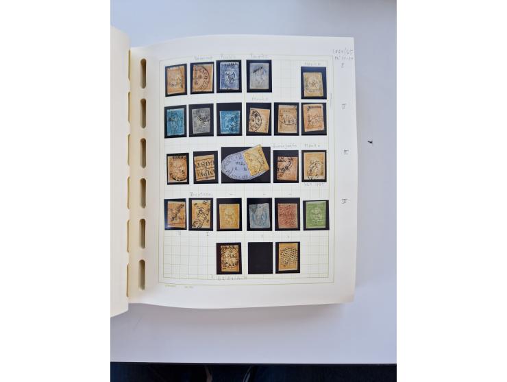 1856/1996 (ca.), interesting mint never hinged/unused and used collection, including Postage Dues, Officials and Special Deli