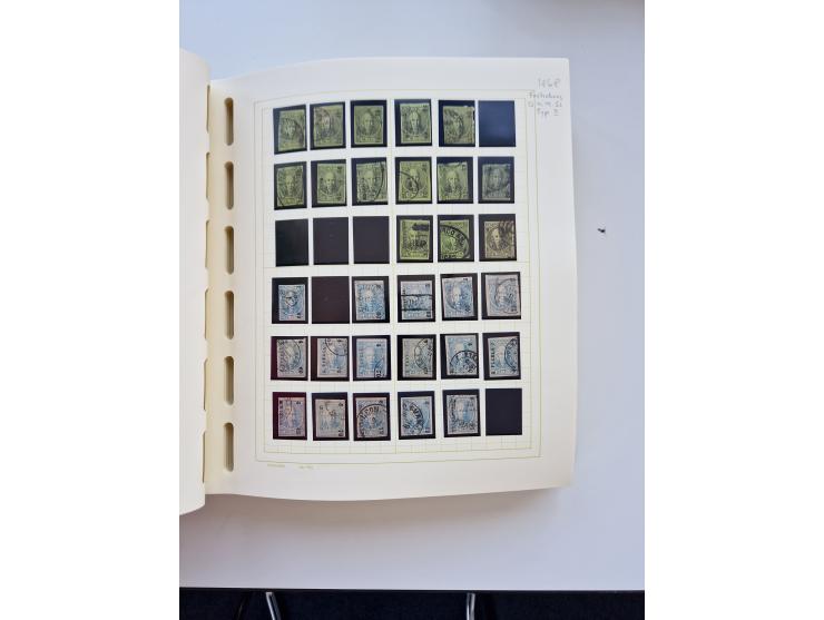 1856/1996 (ca.), interesting mint never hinged/unused and used collection, including Postage Dues, Officials and Special Deli