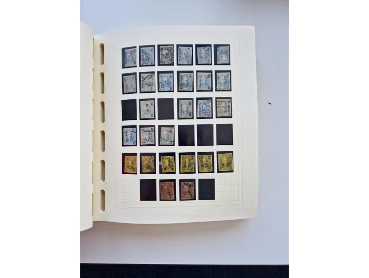 1856/1996 (ca.), interesting mint never hinged/unused and used collection, including Postage Dues, Officials and Special Deli