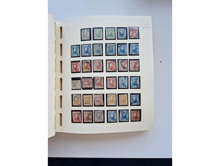 1856/1996 (ca.), interesting mint never hinged/unused and used collection, including Postage Dues, Officials and Special Deli