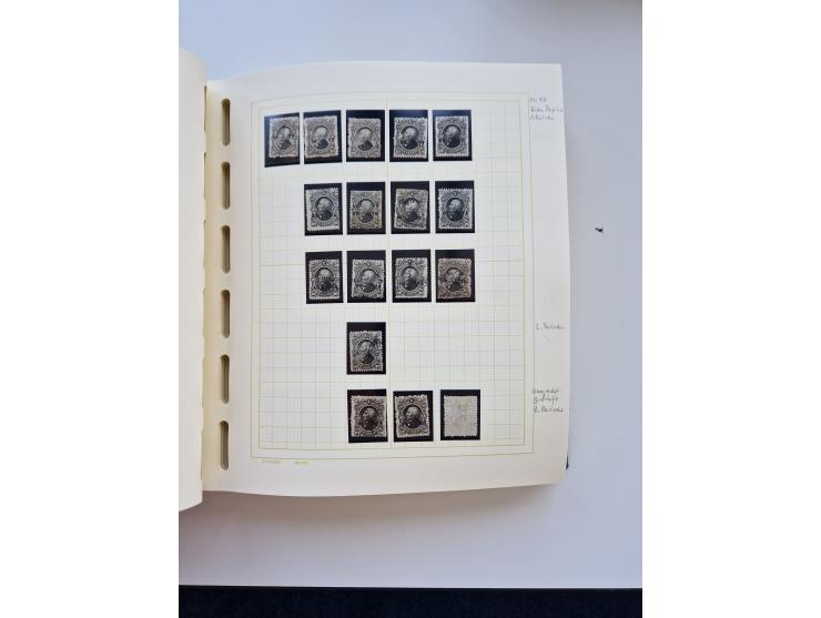 1856/1996 (ca.), interesting mint never hinged/unused and used collection, including Postage Dues, Officials and Special Deli