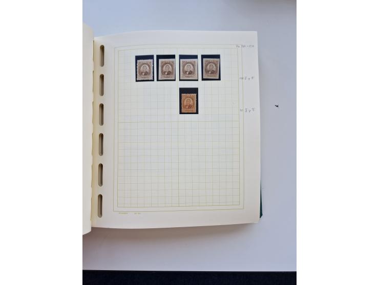 1856/1996 (ca.), interesting mint never hinged/unused and used collection, including Postage Dues, Officials and Special Deli