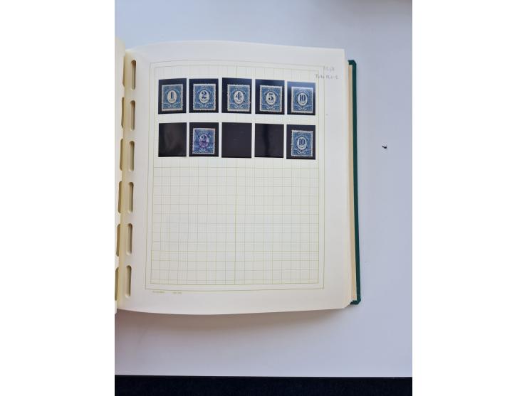 1856/1996 (ca.), interesting mint never hinged/unused and used collection, including Postage Dues, Officials and Special Deli