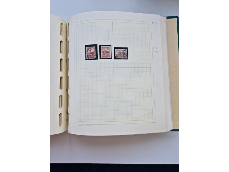 1856/1996 (ca.), interesting mint never hinged/unused and used collection, including Postage Dues, Officials and Special Deli