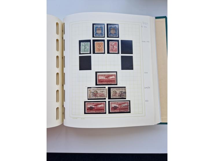 1856/1996 (ca.), interesting mint never hinged/unused and used collection, including Postage Dues, Officials and Special Deli