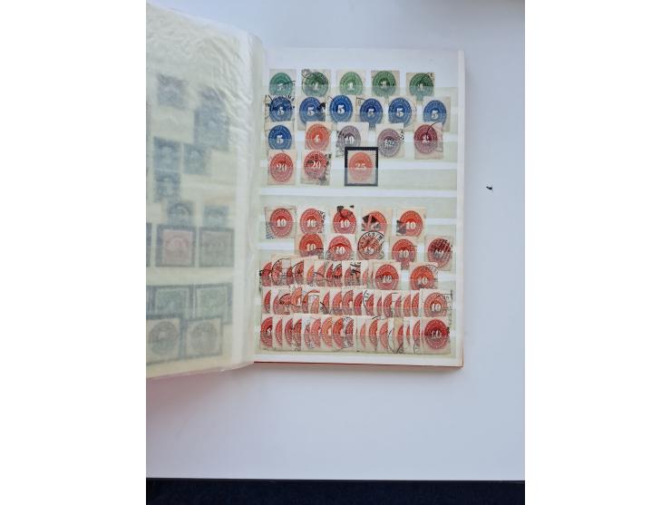 1856/1996 (ca.), interesting mint never hinged/unused and used collection, including Postage Dues, Officials and Special Deli