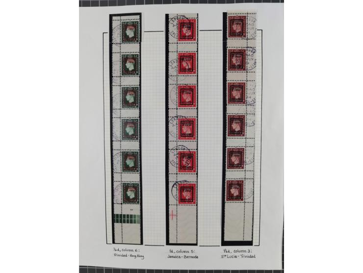 1944, sehr interessante ungebrauchte/postfrische und gestempelte Sammlung, dabei Gedenkblätter Mi.-Nr. 2 PG, 3 PG, 9PG(2), gu