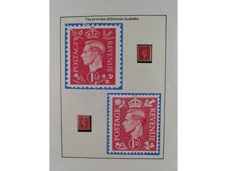 1944, sehr interessante ungebrauchte/postfrische und gestempelte Sammlung, dabei Gedenkblätter Mi.-Nr. 2 PG, 3 PG, 9PG(2), gu