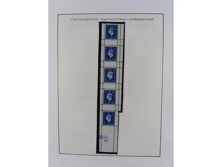 1944, sehr interessante ungebrauchte/postfrische und gestempelte Sammlung, dabei Gedenkblätter Mi.-Nr. 2 PG, 3 PG, 9PG(2), gu