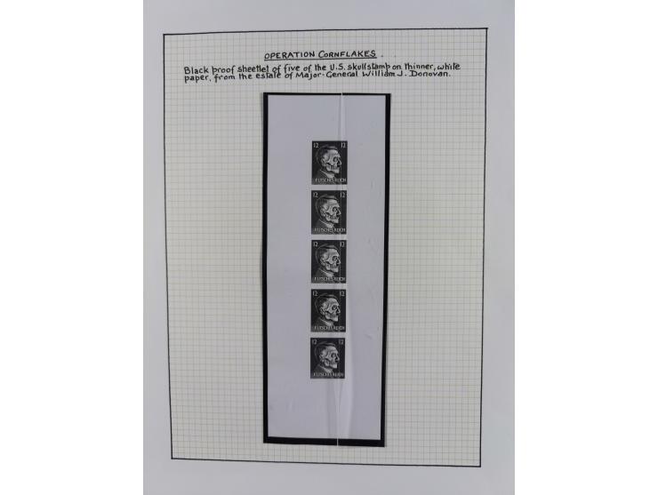 1944, sehr interessante ungebrauchte/postfrische und gestempelte Sammlung, dabei Gedenkblätter Mi.-Nr. 2 PG, 3 PG, 9PG(2), gu