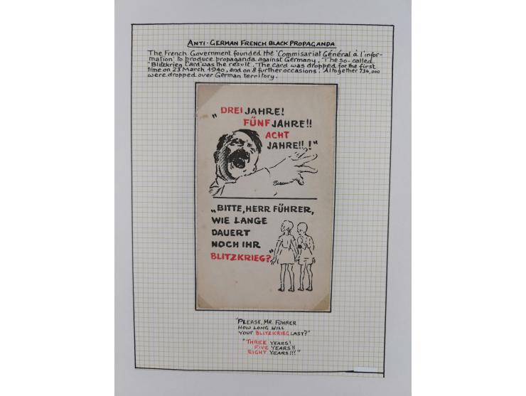 1944, sehr interessante ungebrauchte/postfrische und gestempelte Sammlung, dabei Gedenkblätter Mi.-Nr. 2 PG, 3 PG, 9PG(2), gu