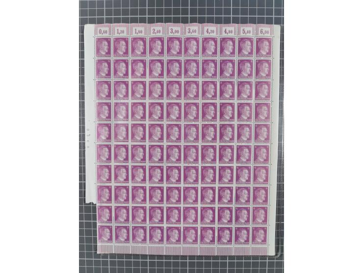 1944, sehr interessante ungebrauchte/postfrische und gestempelte Sammlung, dabei Gedenkblätter Mi.-Nr. 2 PG, 3 PG, 9PG(2), gu