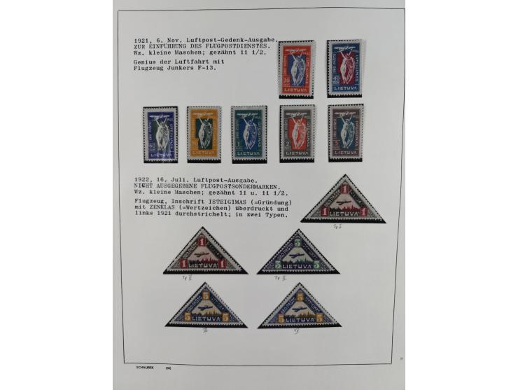 1918/40 (ca.), mint never hinged/unused and used accumulation with a few covers, noted Estonia and Lithuania, including a fin