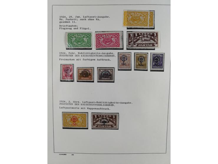 1918/40 (ca.), mint never hinged/unused and used accumulation with a few covers, noted Estonia and Lithuania, including a fin