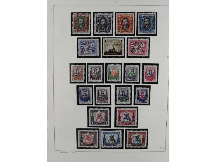 1918/40 (ca.), mint never hinged/unused and used accumulation with a few covers, noted Estonia and Lithuania, including a fin