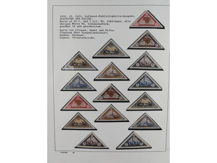 1918/40 (ca.), mint never hinged/unused and used accumulation with a few covers, noted Estonia and Lithuania, including a fin