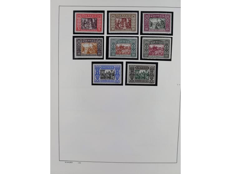 1918/40 (ca.), mint never hinged/unused and used accumulation with a few covers, noted Estonia and Lithuania, including a fin